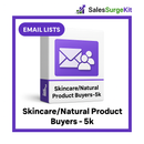 Skincare/Natural Product Buyers – 5k