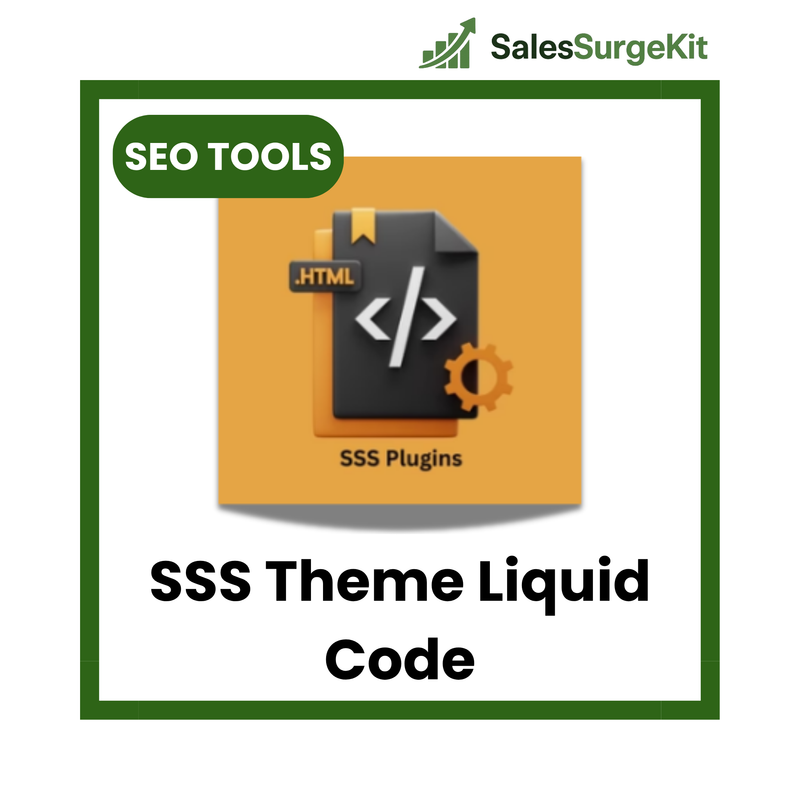 SEO - SSS Theme Liquid Code Optimization Tool